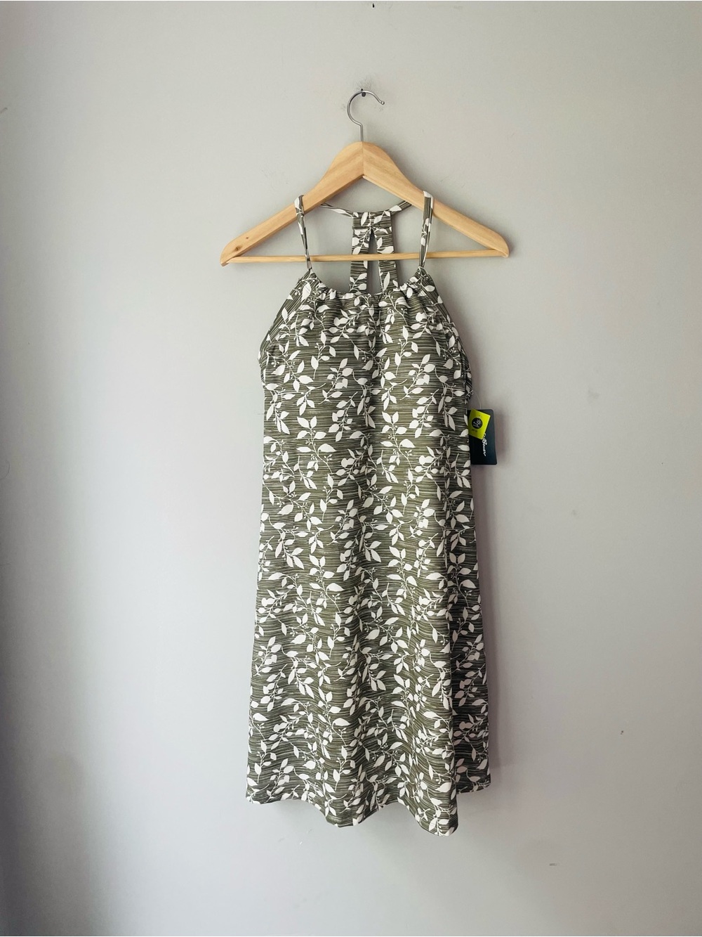 Eddie Bauer Sport Dress Vetiver Floral NWT